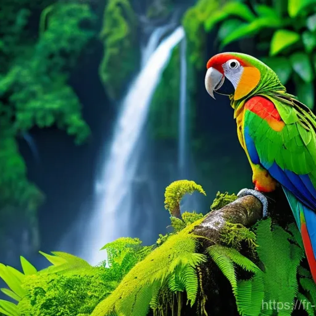 도미니카 연방 국기 의미 - **Lush Nature and Majestic Sisserou Parrot:**
    "A breathtaking, vibrant landscape of Dominica, sh...
