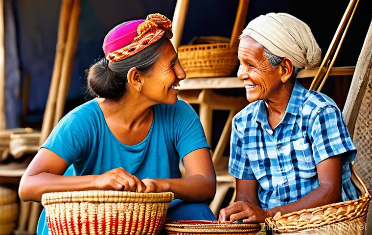 도미니카 연방 가족 여행 추천 - **Prompt 1: Family Adventure at Trafalgar Falls**
    "A happy, diverse family, consisting of two pa...